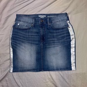 Denizen from Levi’s high waisted jean skirt
